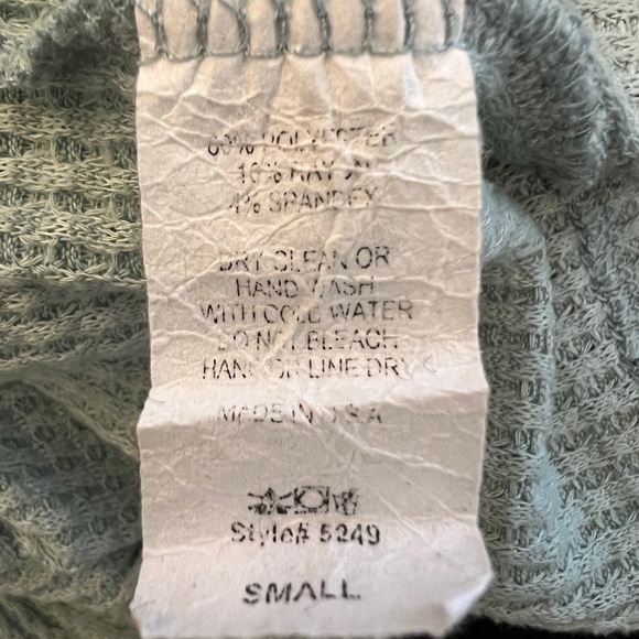 Entro Babydoll‎ Top | Sea Foam Green | Small - Picture 3 of 3